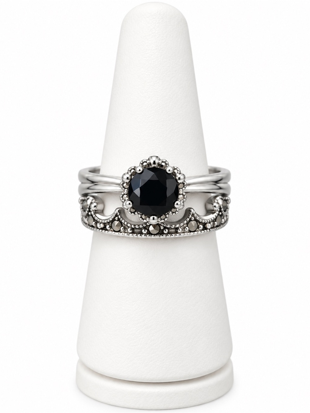 Crown crystal ring size 8.25